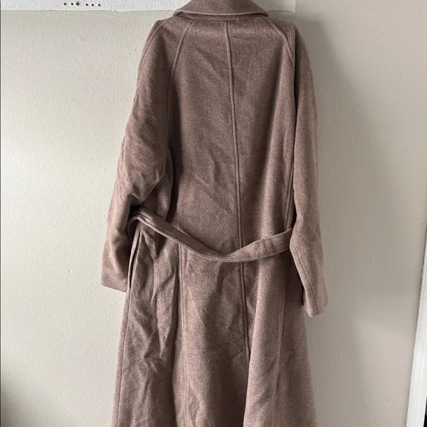 NWT S. Deer / Concept Brown Wool Blend Pea Coat Size L - Image 5