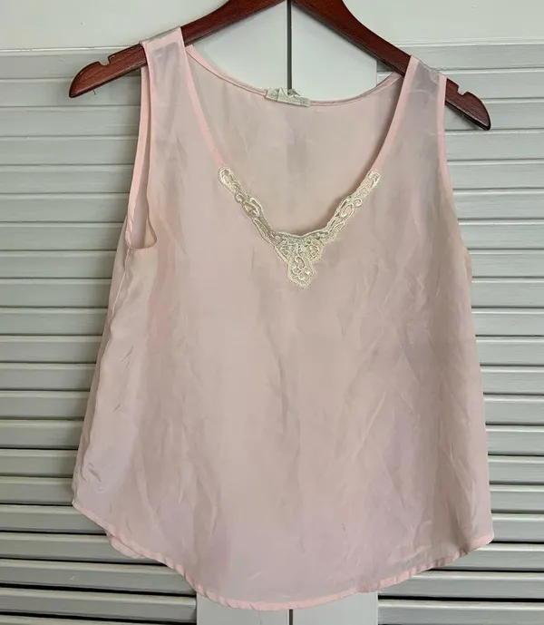 MD (8) Light pink Vintage premier sheer camisole - Image 3