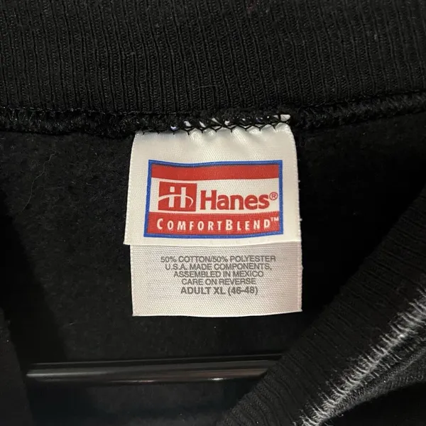Hanes Sweater XL Vintage Florida Spellout Embroidered State Location Crewneck - Image 5