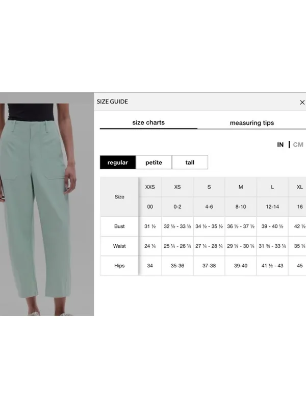 New Athleta 8 Skyline High Rise Barrel Leg Pant Current Blue Size 8 Regular - Image 8