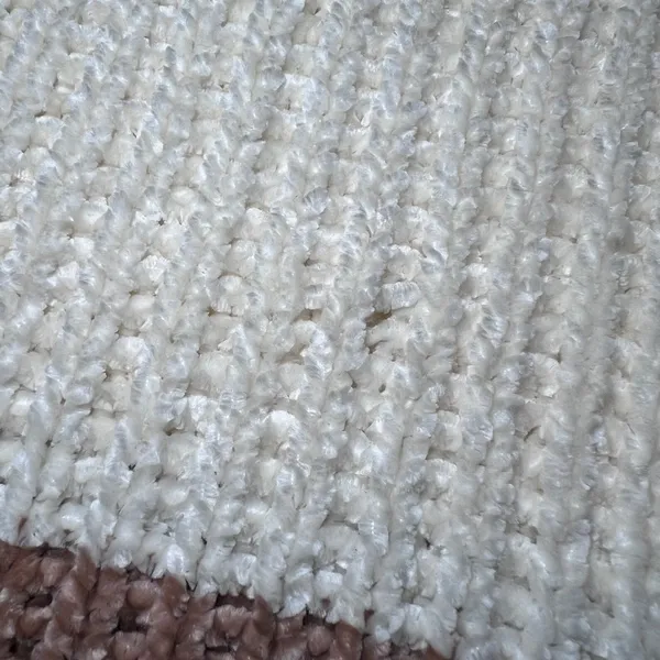 Poof Apparel Chenille Turtleneck Sweater Womens‎ Small Multicolor Striped Cozy - Image 9