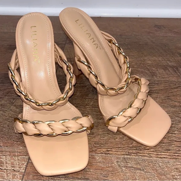 New Liliana Braided Strap Heels 🤎 Tan Size 8 - Image 8