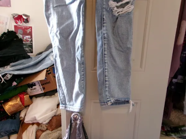American Eagle Outfitters next level stretch jegging jeans in blue size 8. - Image 4