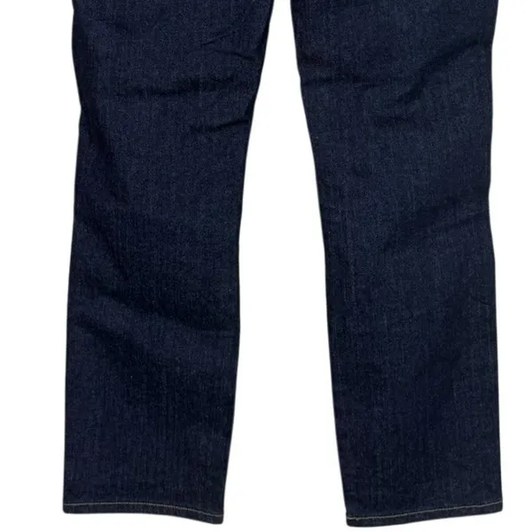 J. Crew 9" Vintage Slim Straight Ankle Cropped Stretch Jean 28 Indigo Dark Blue - Image 8