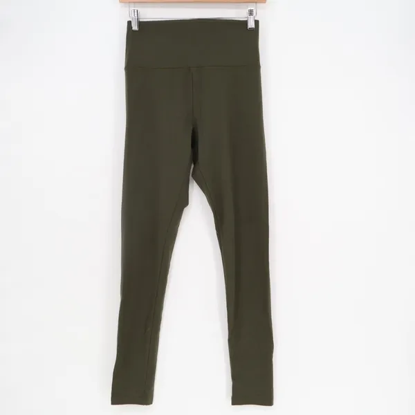 Offline by Aerie Leggings Womens Medium Olive Green Stratch High Rise Skinny Leg - Image 2
