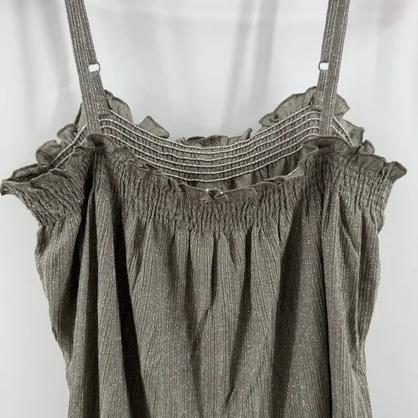 Amadi Tank Top SZ Small Wyatt NEW Boho Fairy Shimmer Anthropologie Smock Cami - Image 9