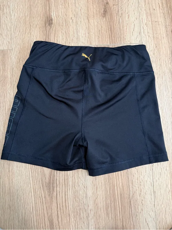 Puma‎ Women's Dark Navy Athletic Training Shorts - Image 2