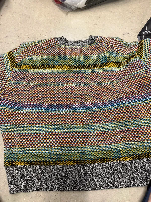 rag & bone Multicolor Striped Knit Crewneck Sweater - Image 3