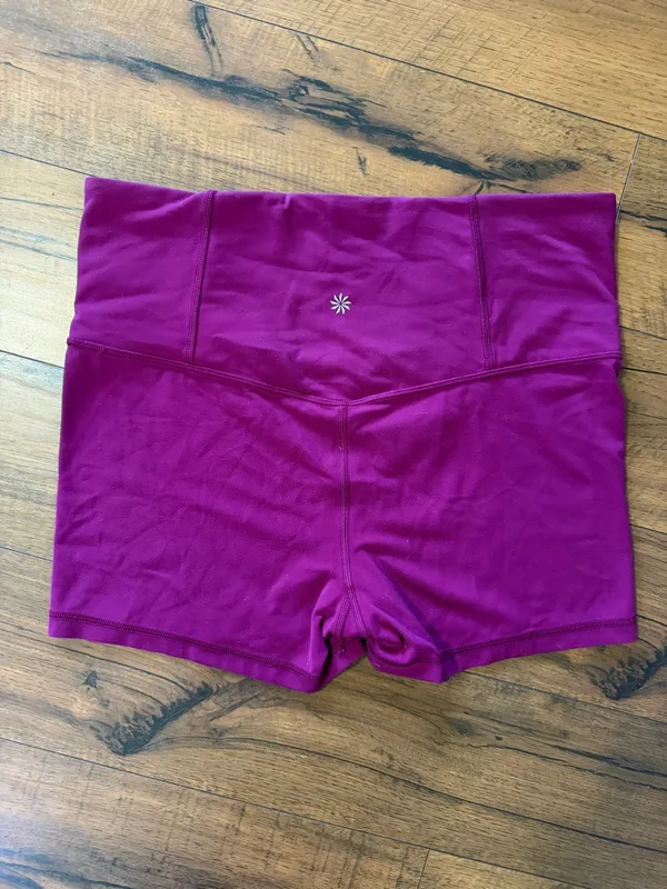 Athleta Fuchsia Bike Shorts - Image 3