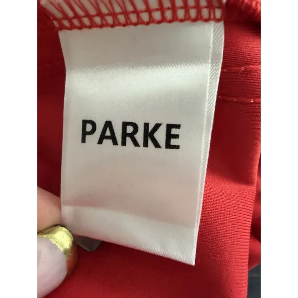 PARKE Track Pants Red Women's Size Large - Image 15