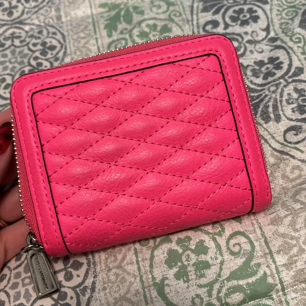 Rebecca Minkoff Pink Zipper Wallet - Image 3