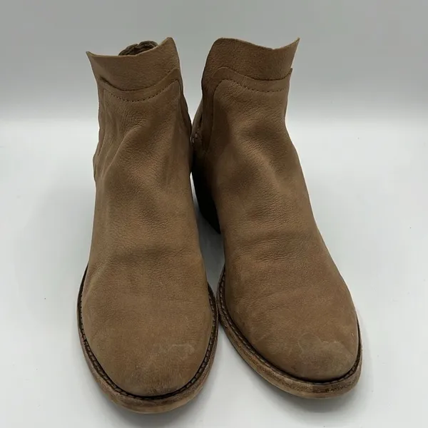Dolce Vita Leather Ankle Booties Sz‎ 8 A21 Tan - Image 5