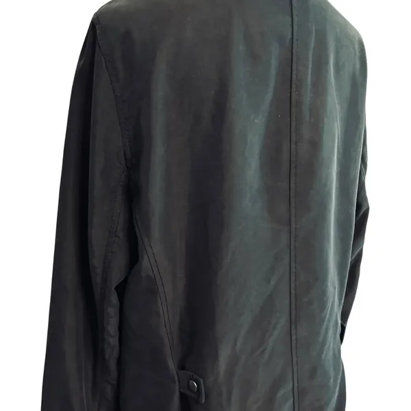 Calvin Klein Jeans Size XL Black Blazer Bolero Jacket Short Pockets Open Front - Image 11
