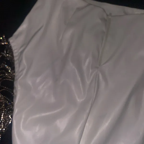 Windsor White Mini Skirt with Fringe - Image 13
