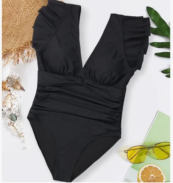 Blooming Jelly Tummy Control One Piece Full Coverage Plus Size  Retro Ru… - Image 5