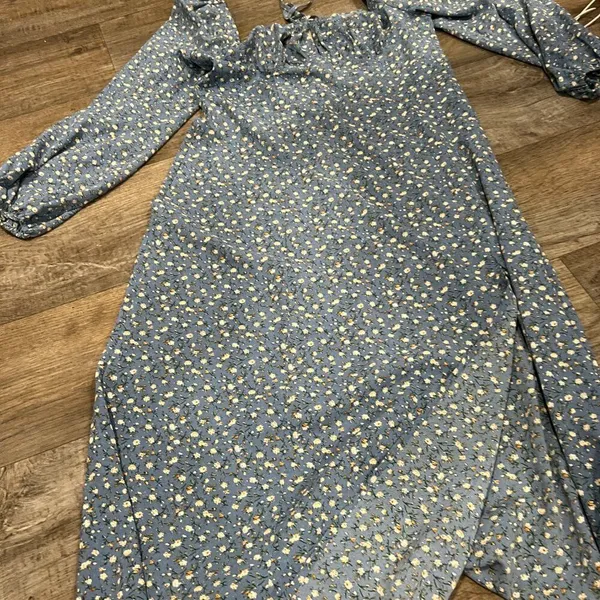 Cider xl floral blue‎ maxi dress - Image 3