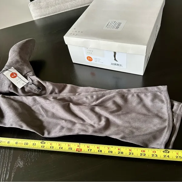 a new day Over-the-Knee Boots in Grey - Image 8
