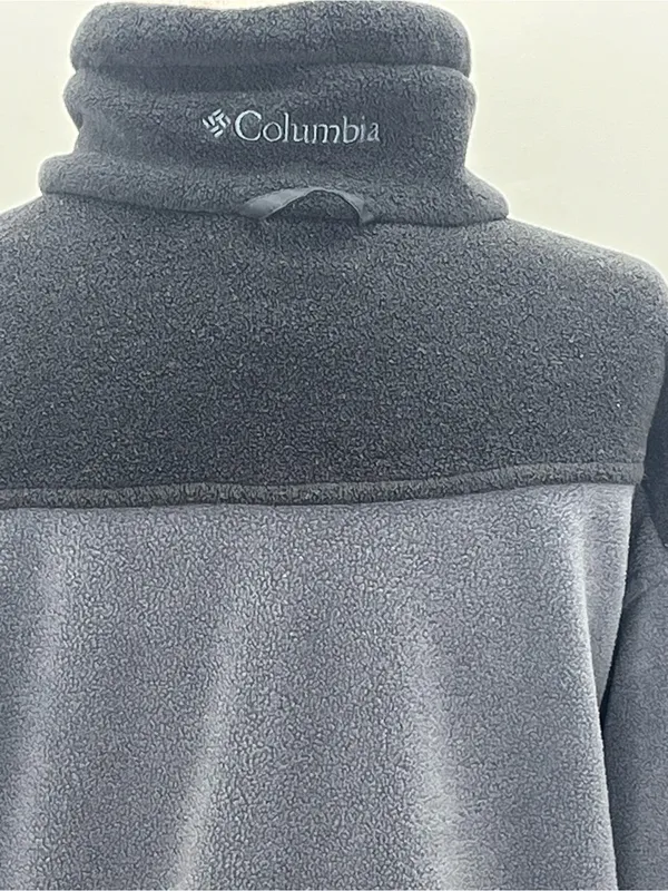 Columbia Sportswear Women's Full Zip Gray & Black Fleece Jacket Size Medium - Image 4