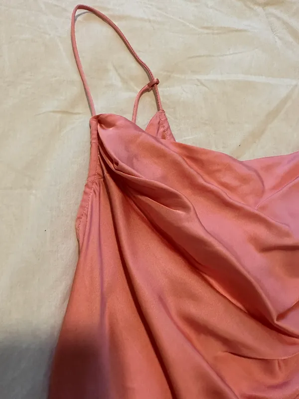 Light Pink Satin Tank Top - Image 2
