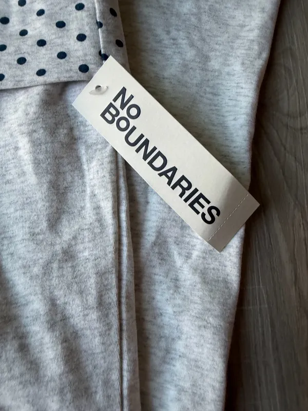 No Boundaries Rare polka dot fold over pants - Image 2