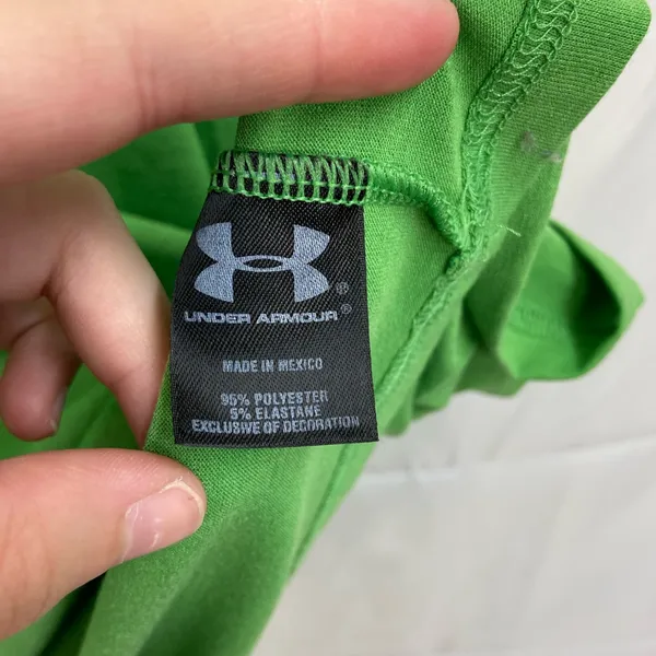 NWOT Under Armour‎ men’s green loose heat gear lightweight active shirt athletic - Image 4