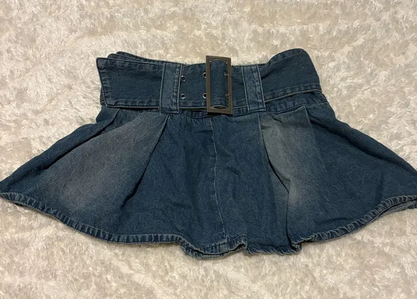 Denim Mini Skirt Peppermayo - Image 2