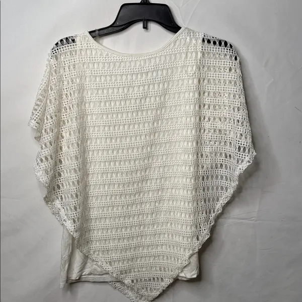 NAIF eyelet short wife butterfly sleeve top with longing sz L - Image 5