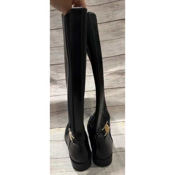 Tommy Hilfiger Women’s TWIZELLE-T Tall Riding Black Boots Size 7 - Image 7