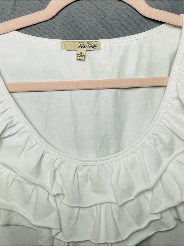 NWT Be Bop dress size Small ~ Empire Waist ~ Ruffle Round Neckline ~ Juniors - Image 3