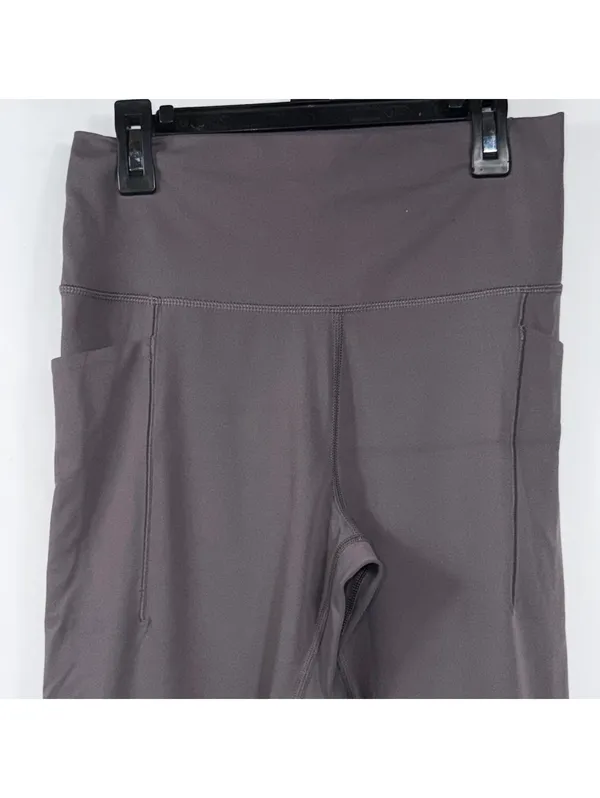 Avia SoftSculpt Gray Pocket Capri Leggings M 8-10 - Image 2