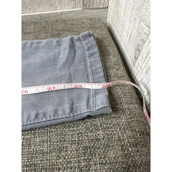Altar'd State Womens Gray Jeans Size 26 Pockets Belt Loops Straight Leg - Image 7