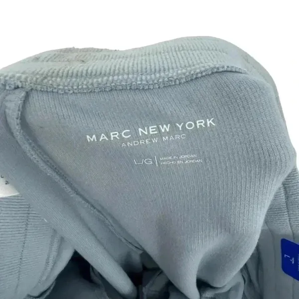 Marc New York Ribbed Joggers L Serenity Blue Lounge Pants NWT Flaw - Image 2