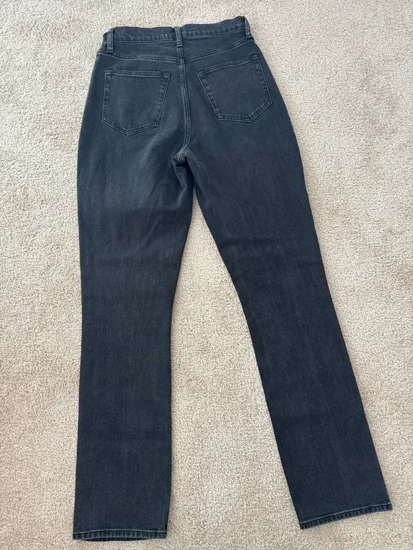 Abercrombie & Fitch Curve Love Ultra High Rise 90s slim Straight Jeans crossover - Image 5