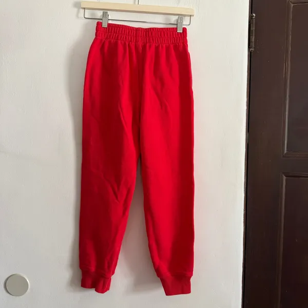 ANINE BING | Tyler Jogger in Red | Extra Small - Image 4