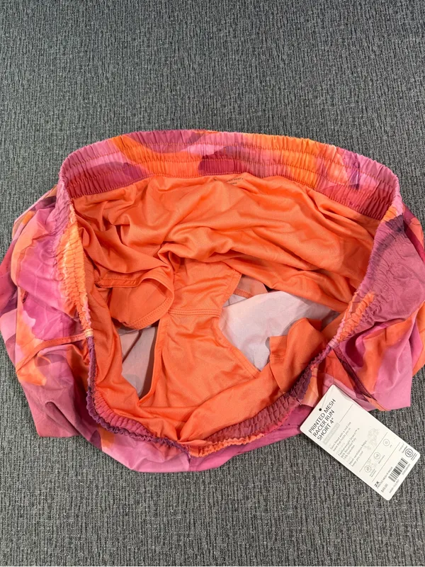 Athleta Printed Mesh Racer Run Shorts - Image 9