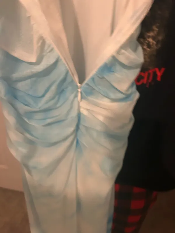 Blue prom dress - Image 4