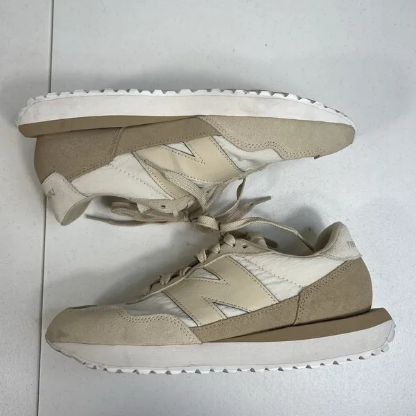 New Balance Women's 9 237 Classic Sneakers Shoes WS237PG Light Brown Sporty‎ - Image 5