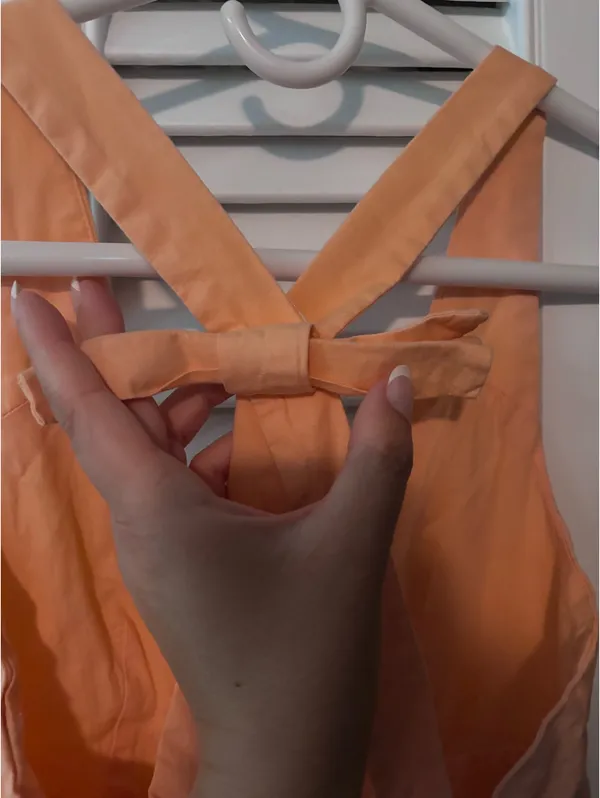 Xenia Peach Girly Dress - Image 3