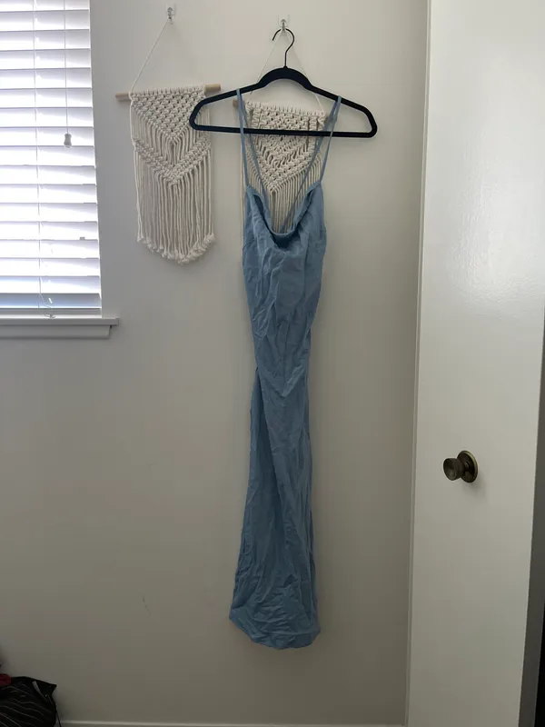 Hello Molly Satin Cowl Neck Midi Dress NWT Sz 6 - Image 3