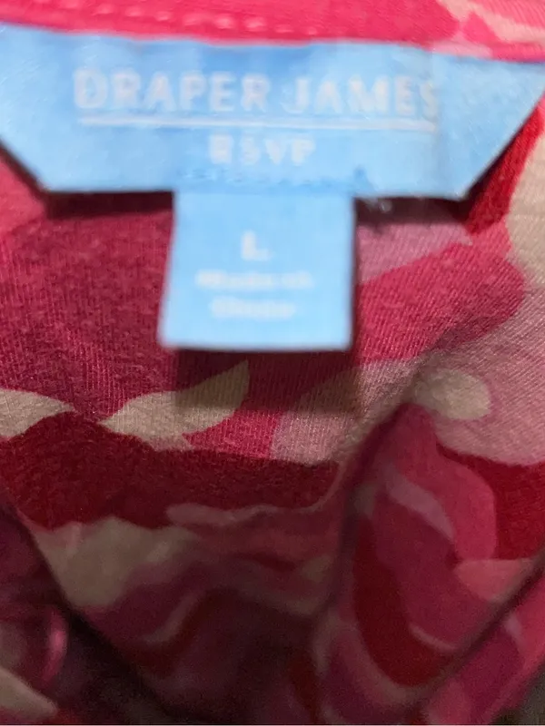 DRAPER JAMES RSVP Hearts Long Sleeve Knit Wrap Dress-Large - Image 4
