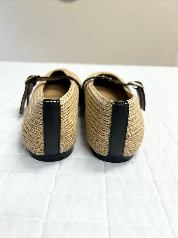Madewell The Remy Mary Jane Flat in Natural Multi Size 8.5 - Image 6