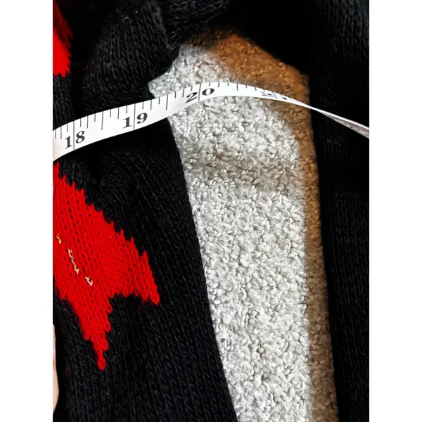 90s Vintage NutCracker Christmas Sweater Medium Black Kitten Cat Tree Ugly - Image 7