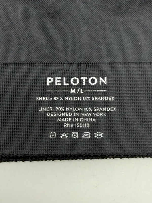 Peloton Dark Grey Ribbed Sports Bra Medium/Large Cycle Athletic Athleisure - Image 5