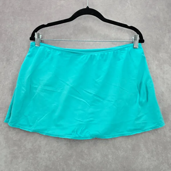 Kim Rogers Blue‎ Mini Skort Skirt Shorts Swimwear XL - Image 2