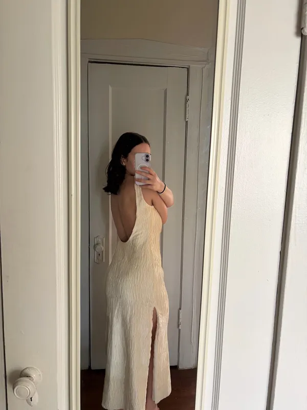 Meshki Theia Plisse Maxi Dress - Image 2