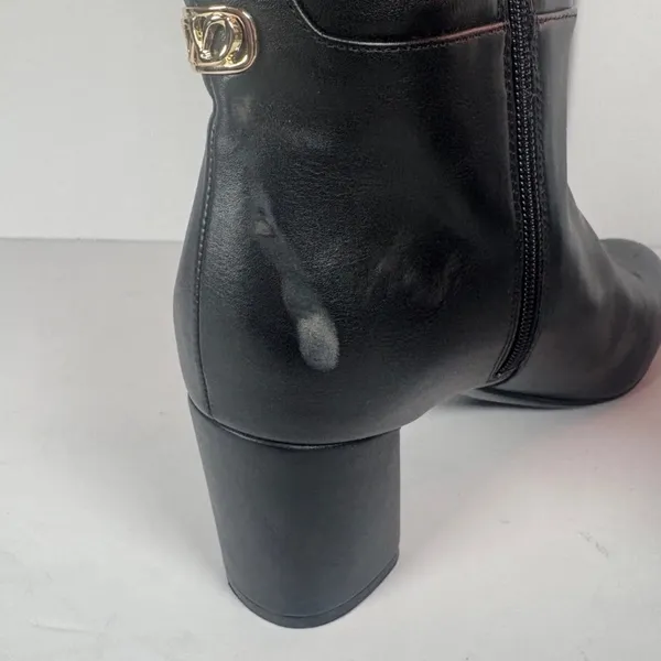 Naturalizer Loving Women's Sz 10M Black Knee High Riding Boots - Image 4
