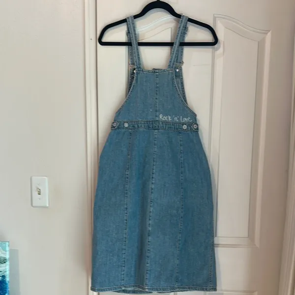 Zara Denim Button-Down Dress - Image 4