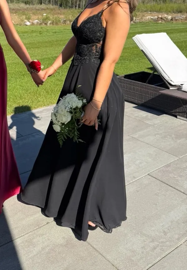 Clarisse Prom Dress Black - Image 4