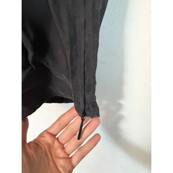 Zara black silky lyocell Pajama Lounge Pants Sz small NWT $60 - Image 5