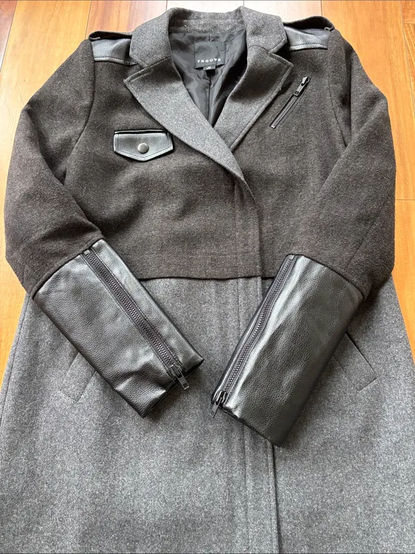 Trouvé wool blend jacket Gray Size XS - Image 3
